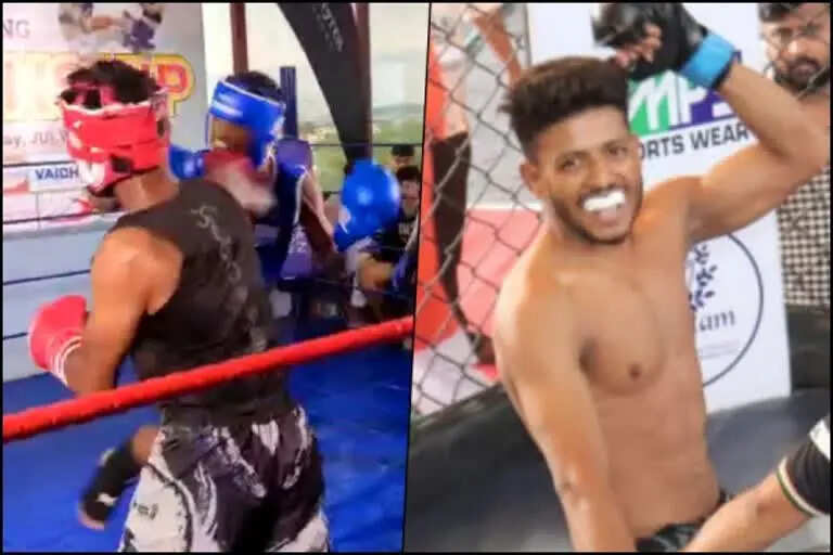 கிக் பாக்சிங் போட்டியில் இளம் வீரர் பலி!! எதிராளி தாக்கியதில் உயிரிழந்த சோகம்!